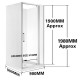 900*900*900mm 1900mm Height 3-Side Swing Door Square Shower Box